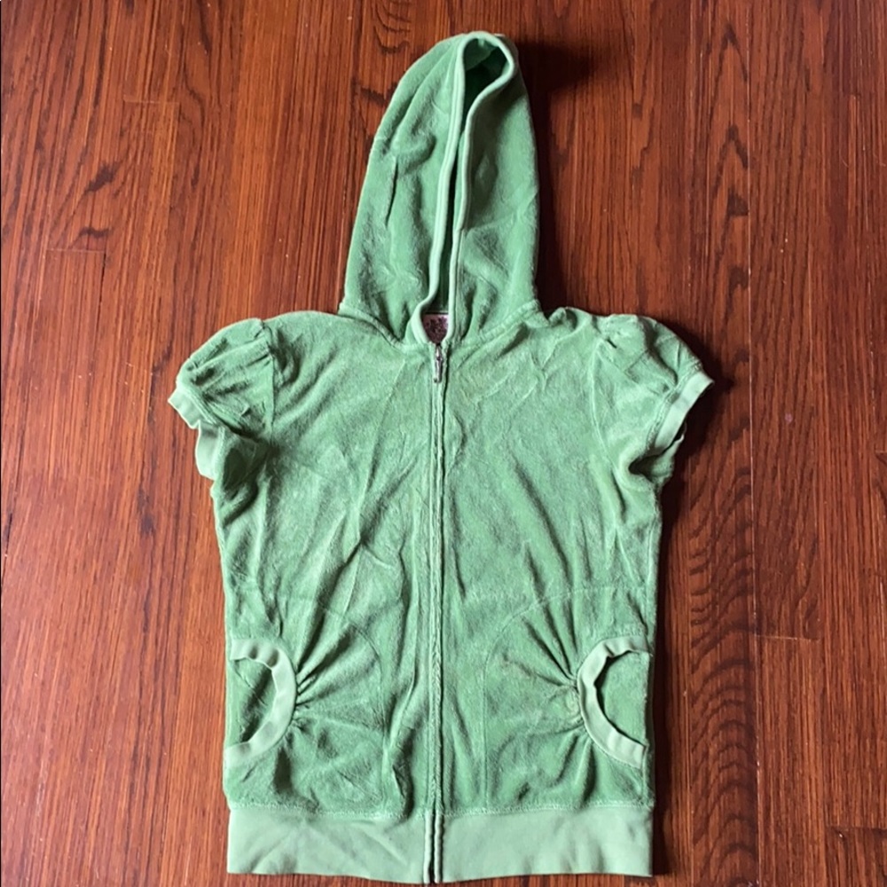 Juicy Couture Green Terrycloth Jacket